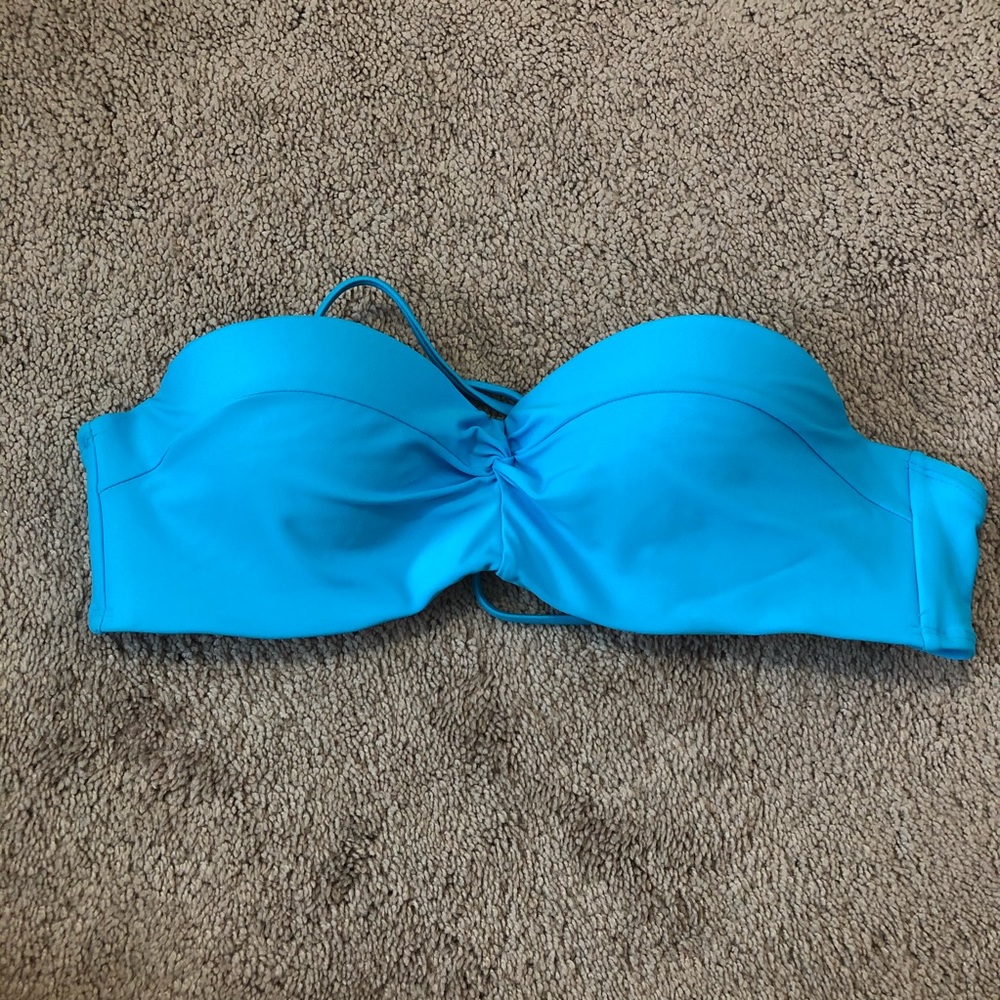 NWOT - brig blue bandeau swim top!👙